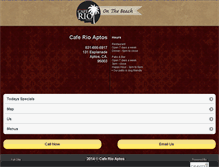 Tablet Screenshot of caferioaptos.com